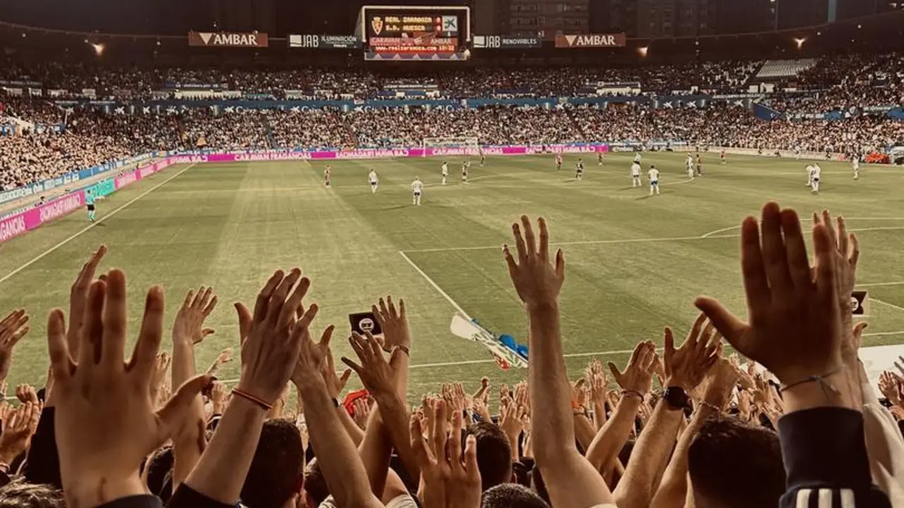 Imagen de la grada de La Romareda | Foto: Gol de Pie