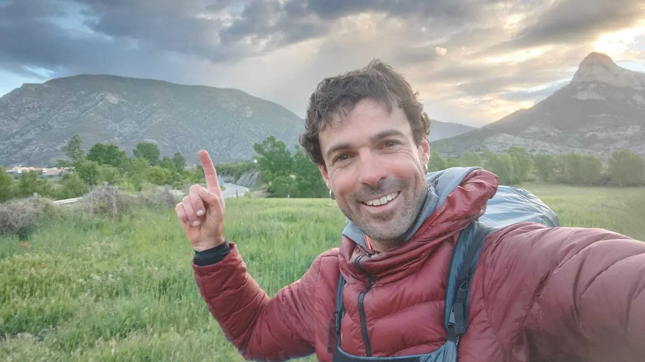 El parapentista Mattin &Iacute;&ntilde;iguez, protagonista en Planeta Monta&ntilde;a by Huesca La Magia. Foto: Cedida