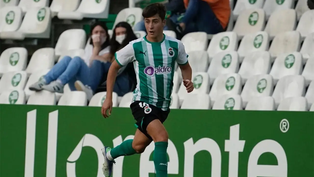 Pablo Torre en El Sardinero | Foto: Racing de Santander