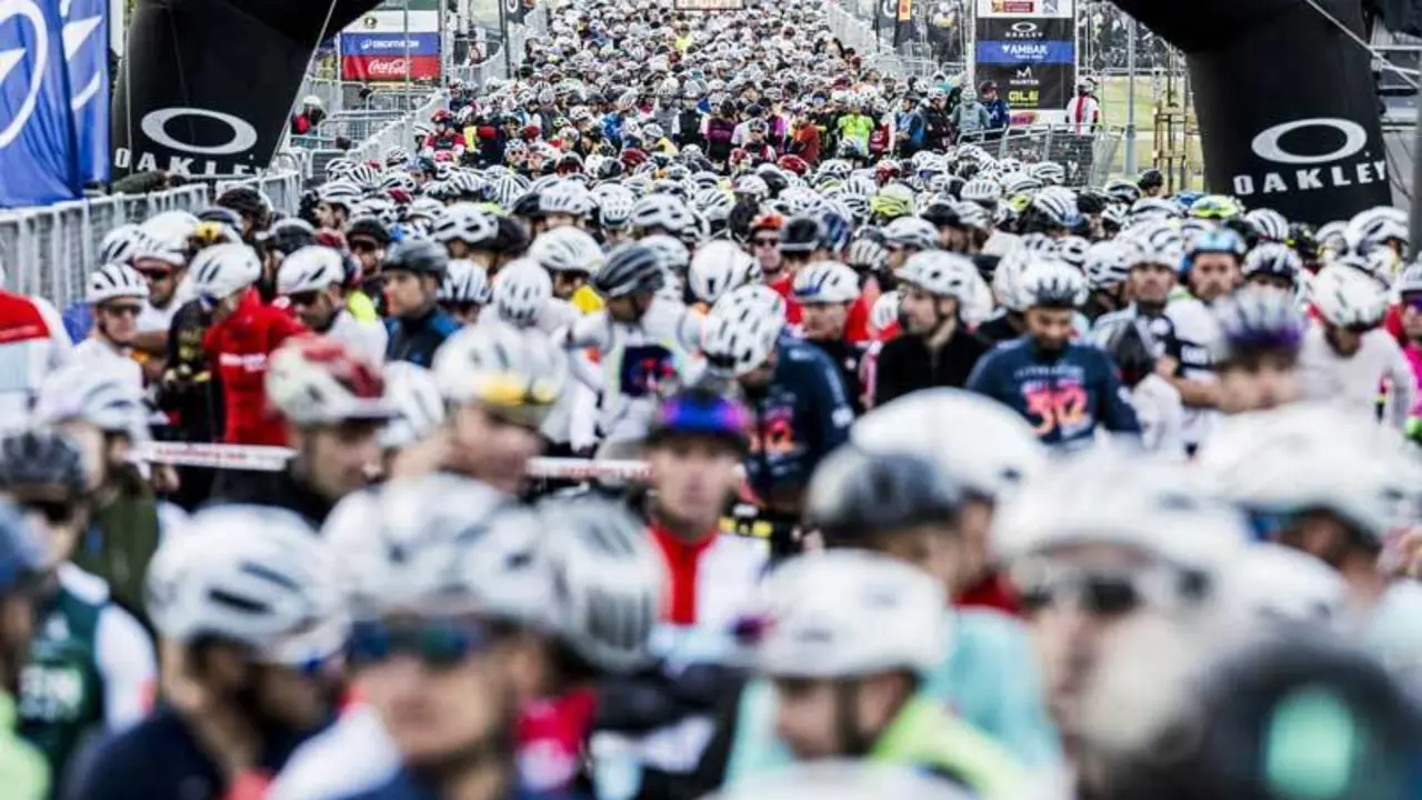 Imagen de la salida de la Quebrantahuesos 2024