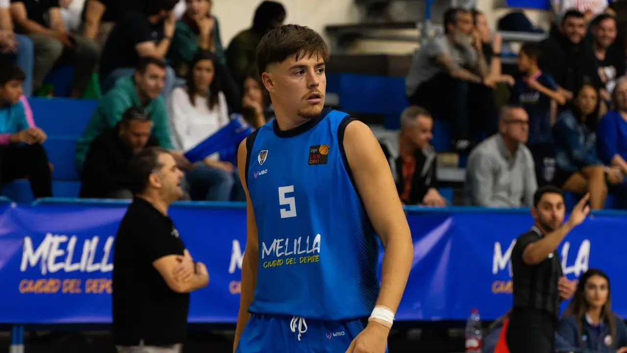 H&eacute;ctor Figueroa, en la imagen, durante su etapa como jugador de Melilla. Foto: Cedida