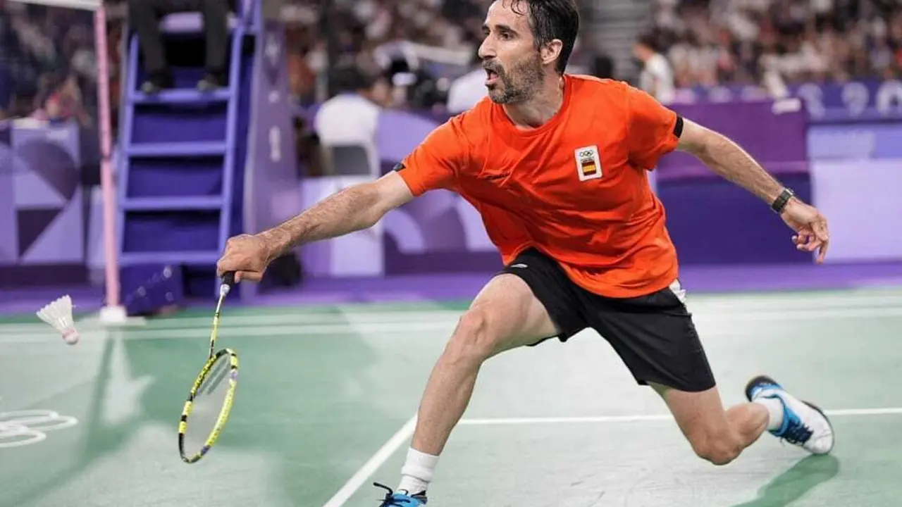 Pablo Abi&aacute;n durante su choque ol&iacute;mpico. Fotograf&iacute;a: Comit&eacute; Ol&iacute;mpico Espa&ntilde;ol.