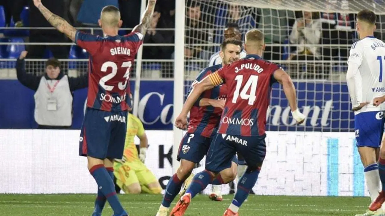 Gerard Valent&iacute;n, protagonista en el derbi aragon&eacute;s. | Foto: LaLiga