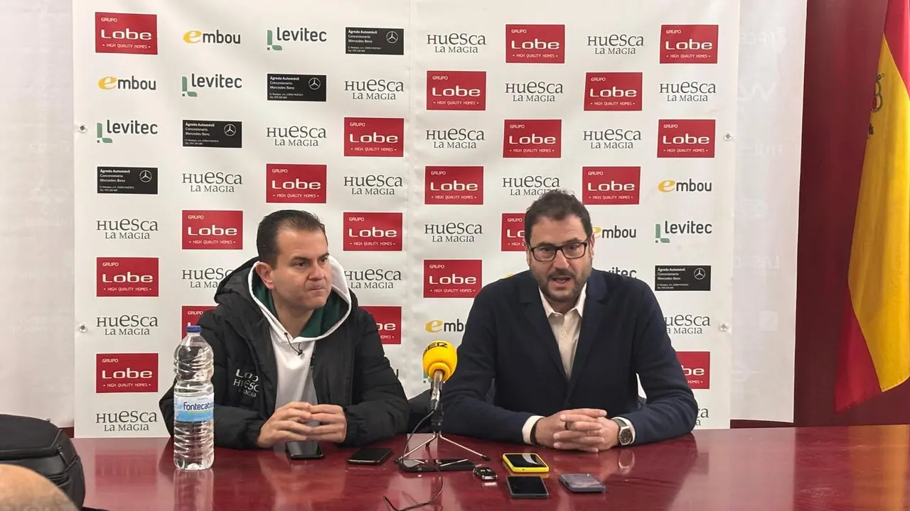 Rafa Sanz y Fernando Lascorz. Fotograf&iacute;a: Lobe Huesca.