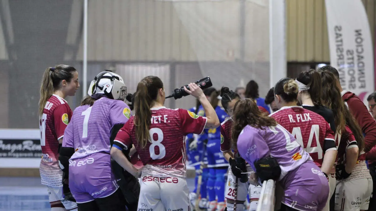 Imagen del archivo del Esneca Fraga durante un duelo de Ok Liga Iberdrola. Fotograf&iacute;a: Esneca Fraga.