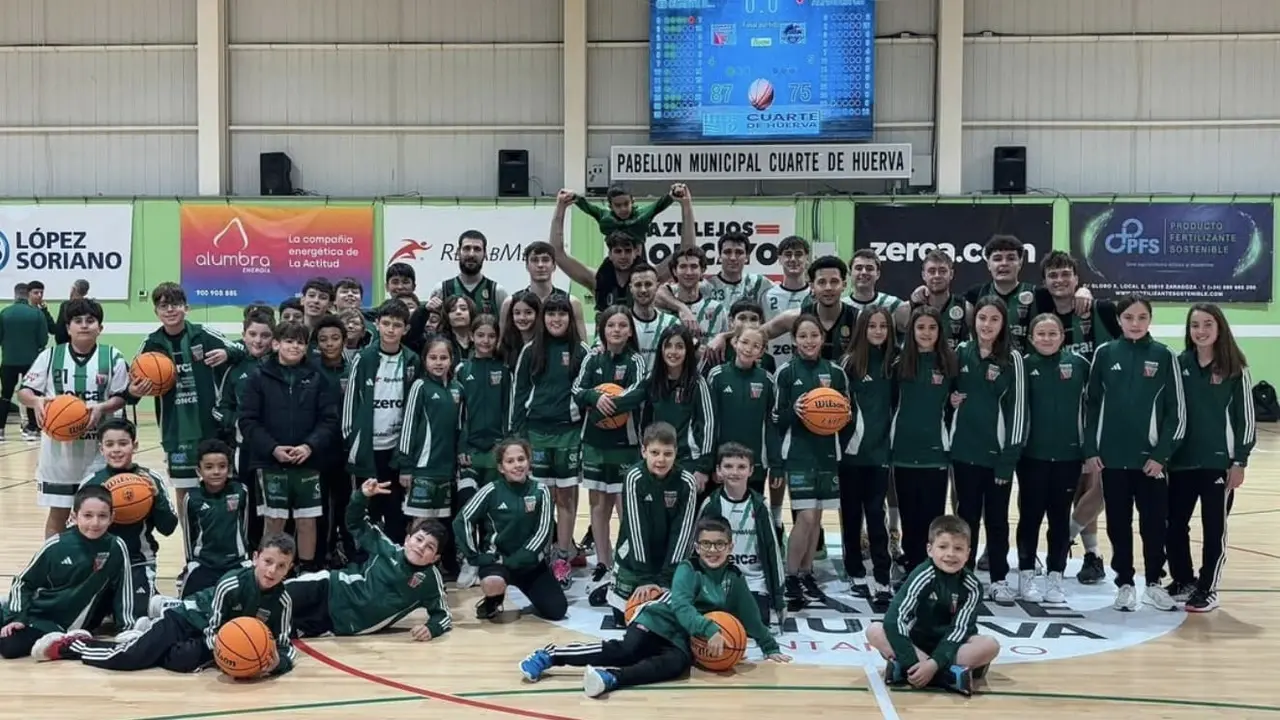 CB Cuarte de Huerva pas&oacute; por encima de Full Energ&iacute;a Alfind&eacute;n CB. Foto: CB Cuarte de Huerva (Instagram: @basketcuarte)