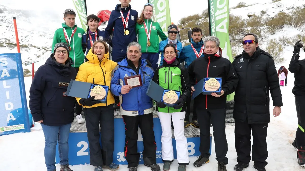 Marta Borb&oacute;n y Miguel L&oacute;pez ganan el Campeonato de Espa&ntilde;a de Triatl&oacute;n de Invierno 2025 en Reinosa.