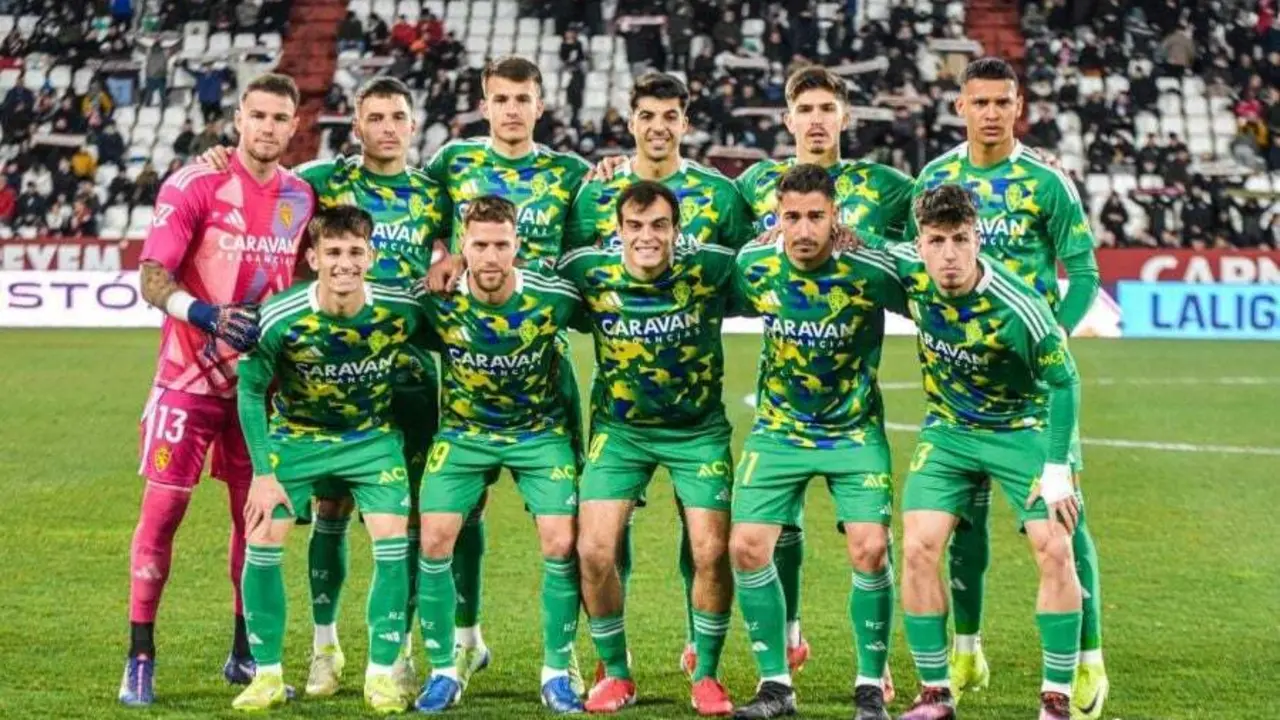Liso hizo de Tasende en el once del Zaragoza ante el Albacete (Foto: LaLiga).
