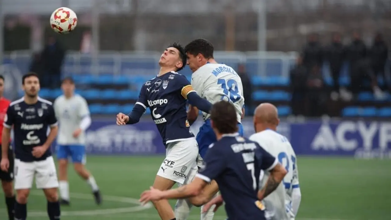 Imagen durante una disputa del Utebo FC (0-1) Deportivo Alav&eacute;s 'B'. Foto: X (Utebo FC)