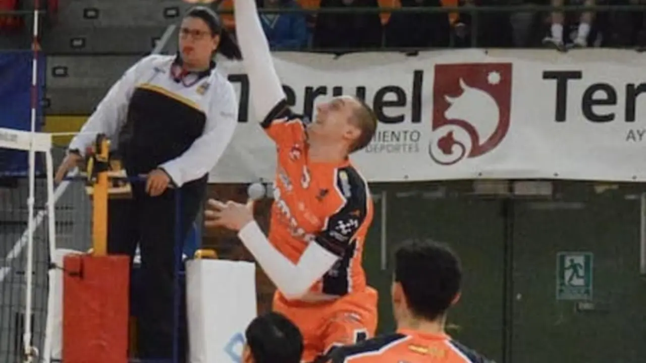 Imagen del duelo entre Pamesa Teruel y CV Manacor. Fotograf&iacute;a: CV Teruel.