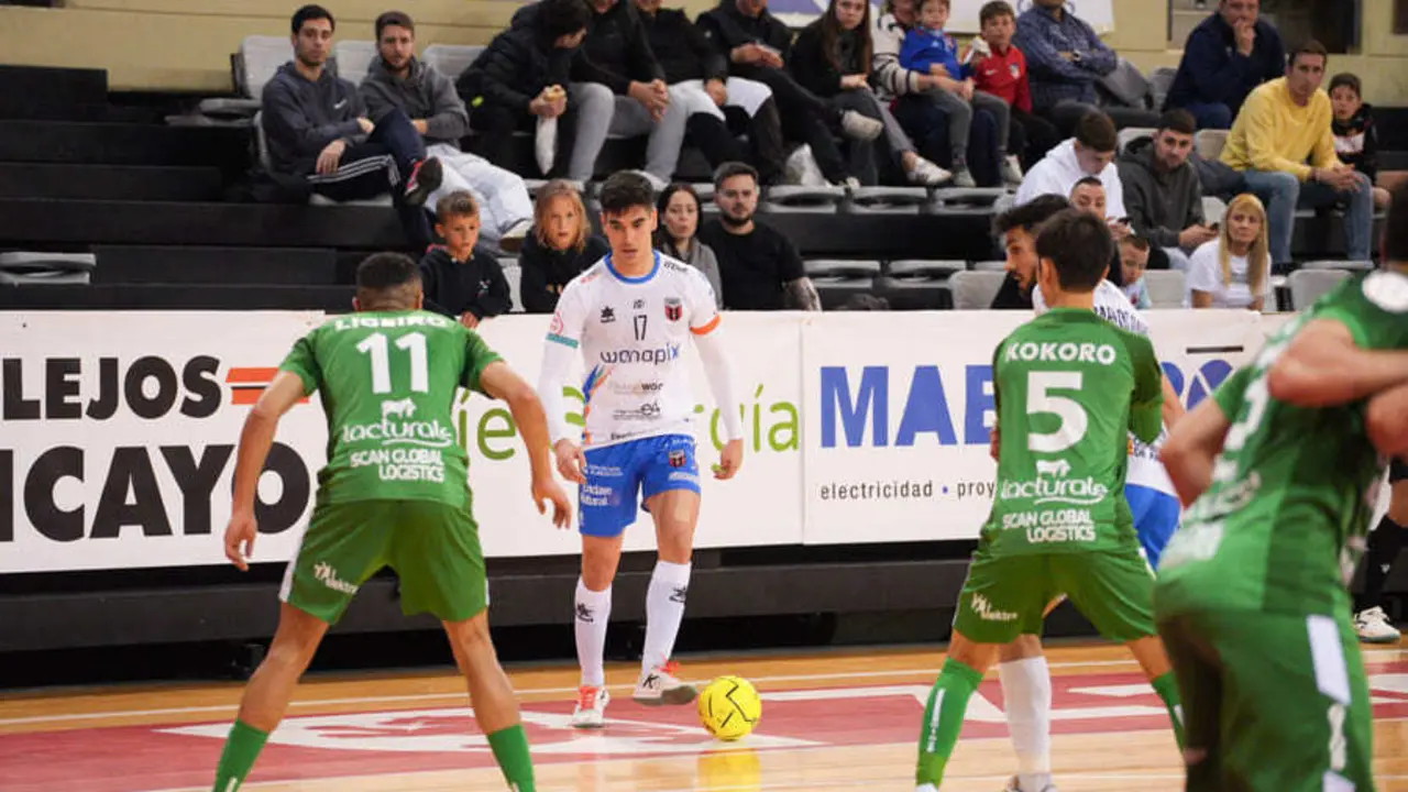 Imagen del partido entre Wanapix Zaragoza y Osasuna Magna Xota. Foto: Alejandro Meavilla