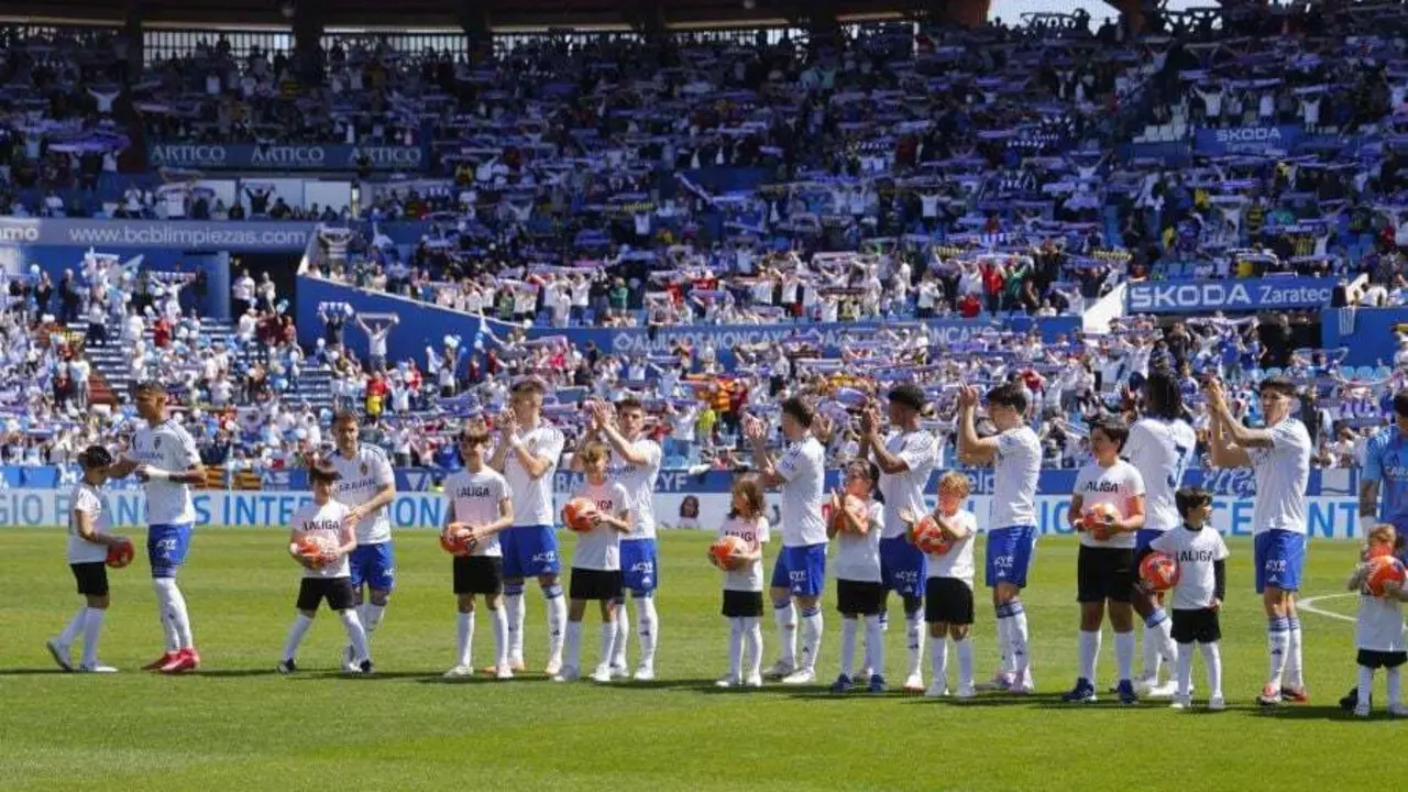 Juntos, la palabra clave en el Real Zaragoza y La Romareda | Foto: La Liga