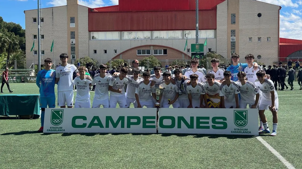 El Real Madrid, campe&oacute;n del torneo Cesaraugusta organizado por Stadium Casablanca. Fotograf&iacute;a: Stadium Casablanca.