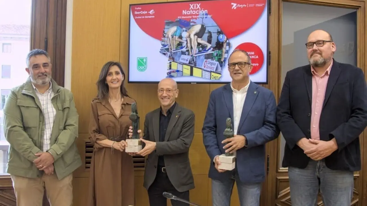 Imagen de la presentaci&oacute;n del XIX Trofeo Ibercaja Ciudad de Zaragoza. Foto: Ayto. Zaragoza