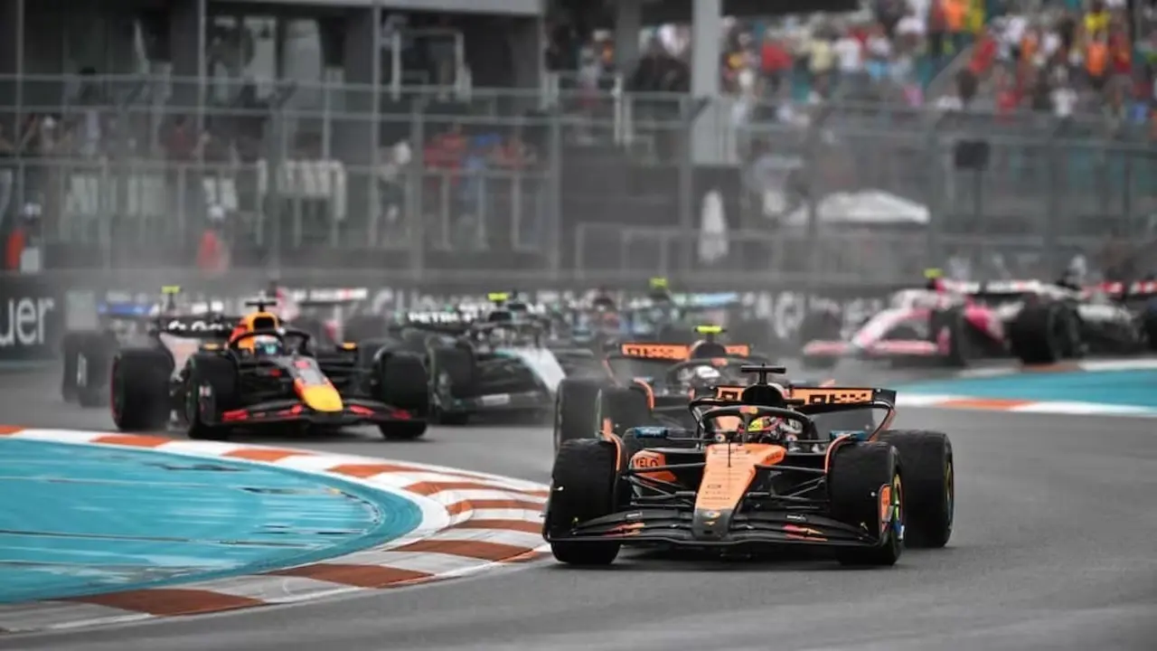 Imagen durante el GP de Miami de F&oacute;rmula 1.