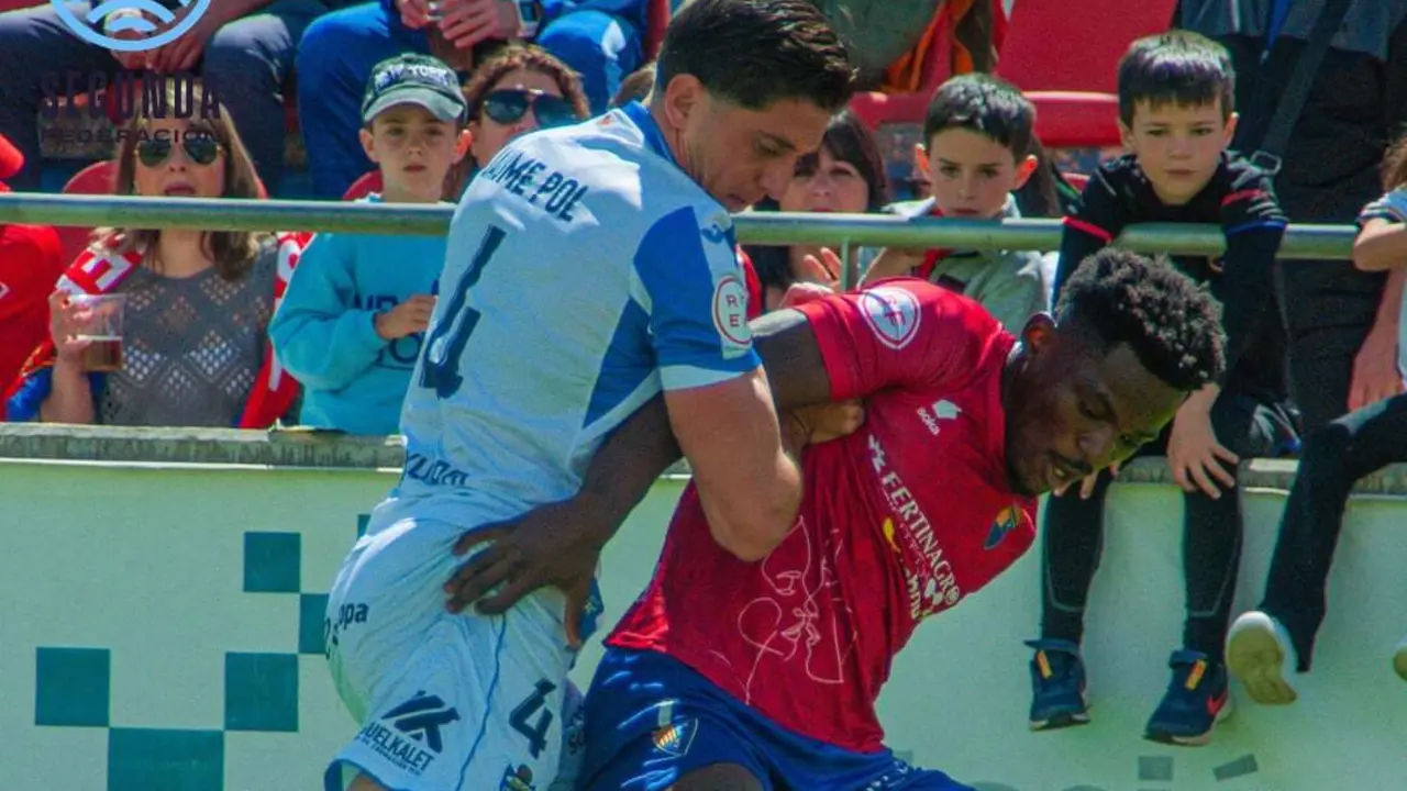 Imagen durante el partido entre Teruel y Atl&eacute;tico Baleares. Foto: X