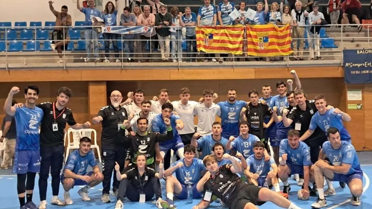 El Contazara tras el encuentro. Fotograf&iacute;a: X del @ZaragozaBM.