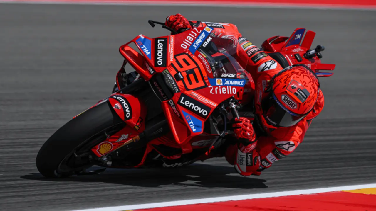 Marc M&aacute;rquez volvi&oacute; a ganar el MotoGP de Arag&oacute;n en Motorland. Foto: Motorland