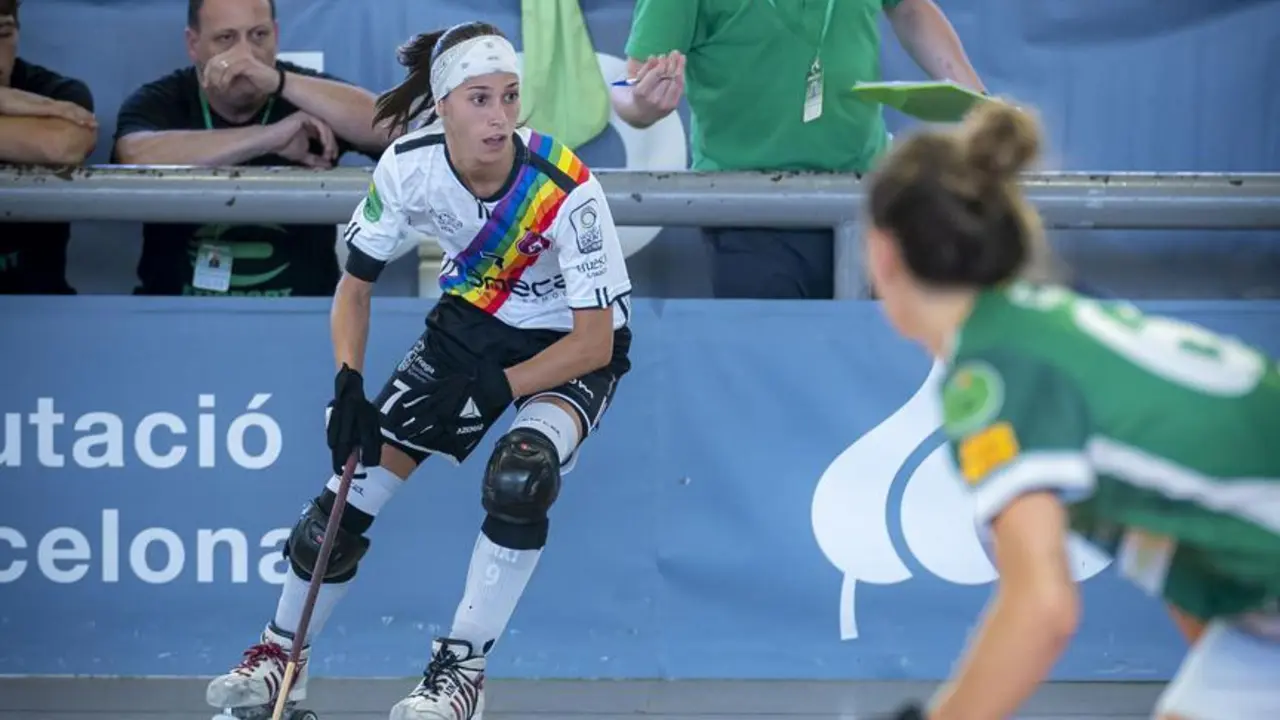 Imagen del partido entre el Esneca Fraga y el Cerdanyola. Fotograf&iacute;a: RFEP.