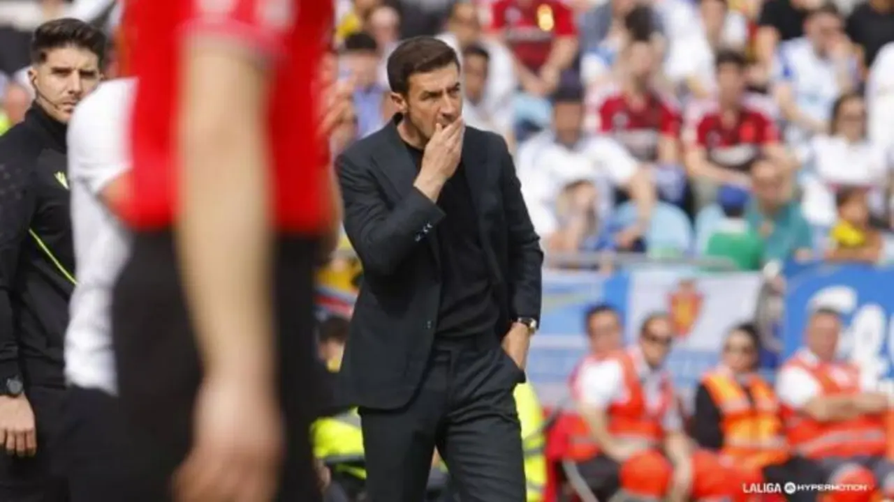 Gabi Fern&aacute;ndez, en un partido con el Real Zaragoza