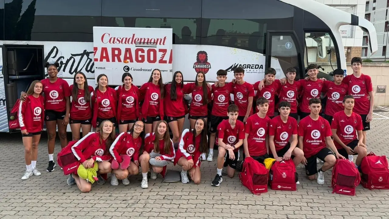 Los infantiles del Casademont, prestos para acudir a Huelva para el Campeonato de Espa&ntilde;a.