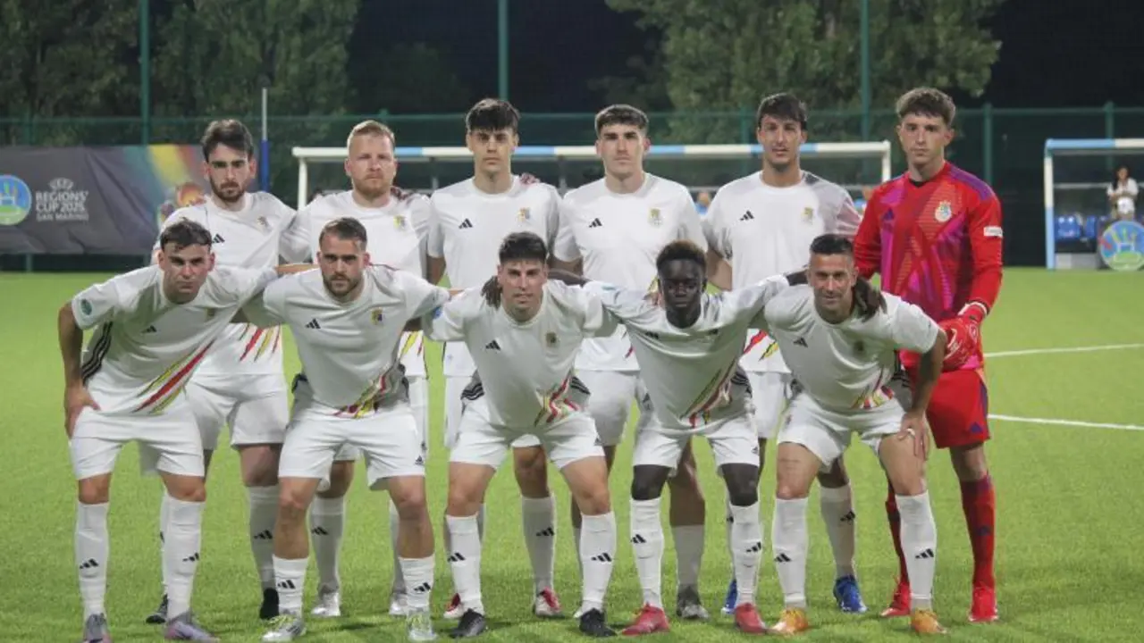 Once de Arag&oacute;n ante San Marino. Fotograf&iacute;a: UEFA.