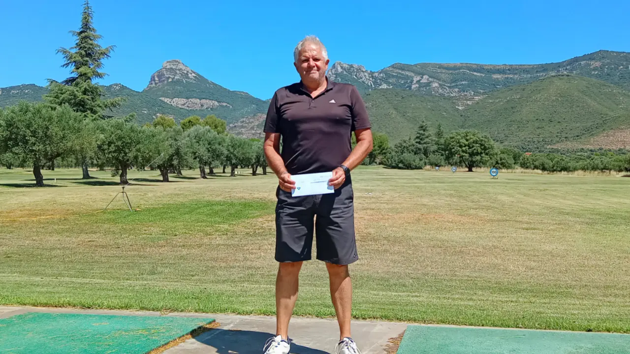 Carlos Nasarre gana el JubiJueves 2025 tras cinco pruebas disputadas. Fotograf&iacute;a: Golf Guara.