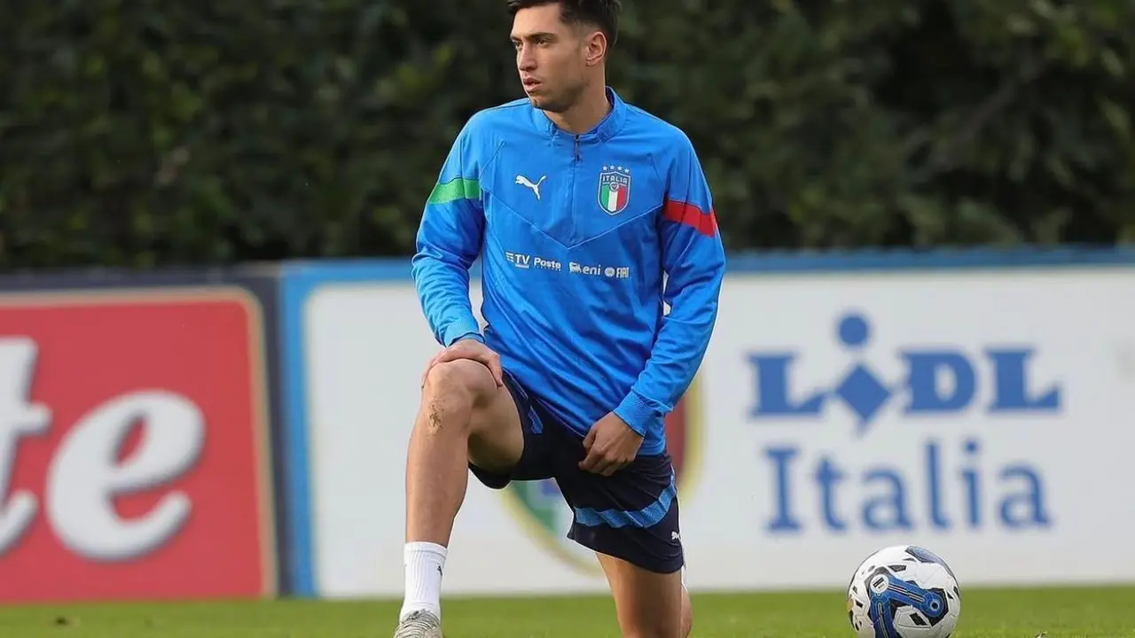 Luca Moro con Italia. Internacional en las categor&iacute;as inferiories. Foto: RRSS