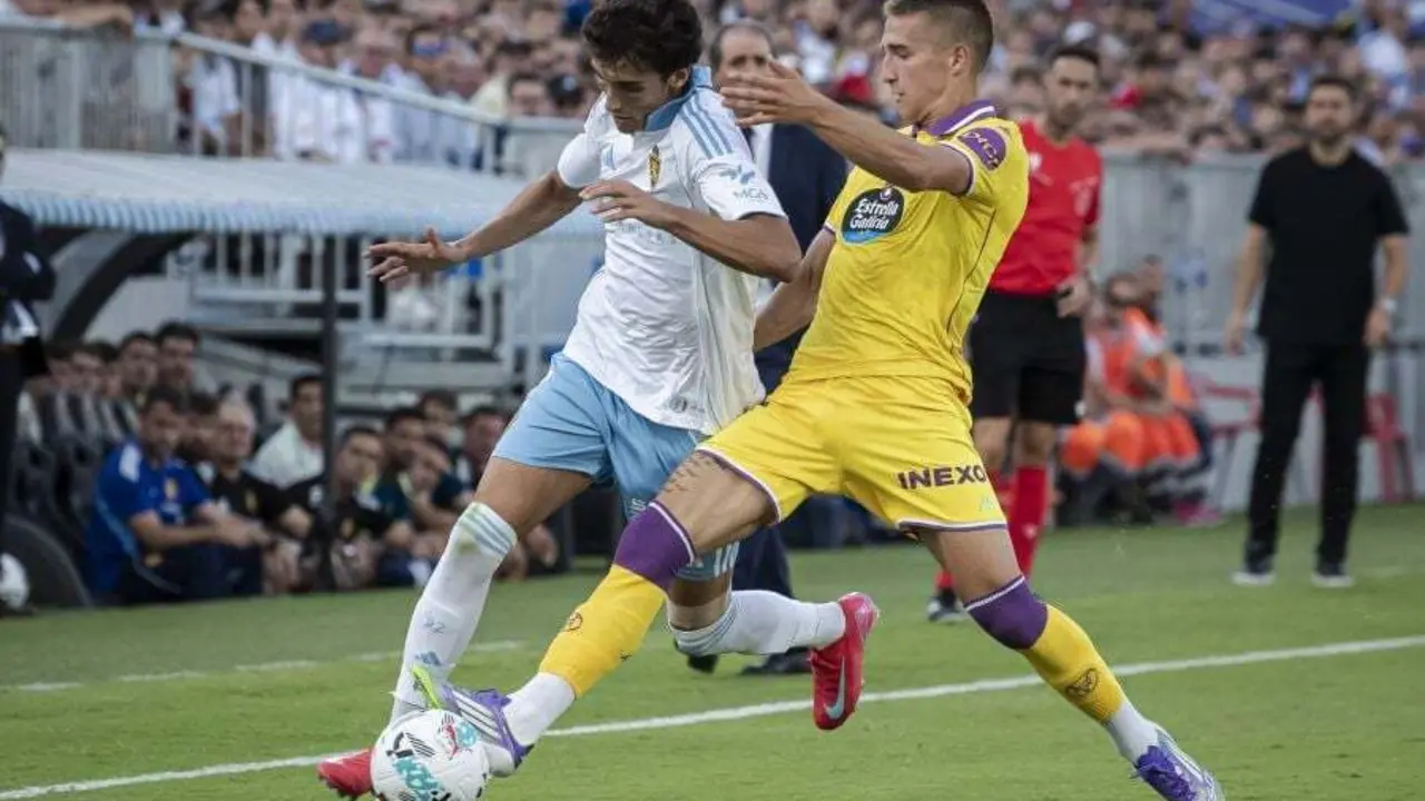 El Real Zaragoza se enfrent&oacute; al Real Valladolid en la cuarta jornada de LaLiga Hypermotion | FOTO LaLiga