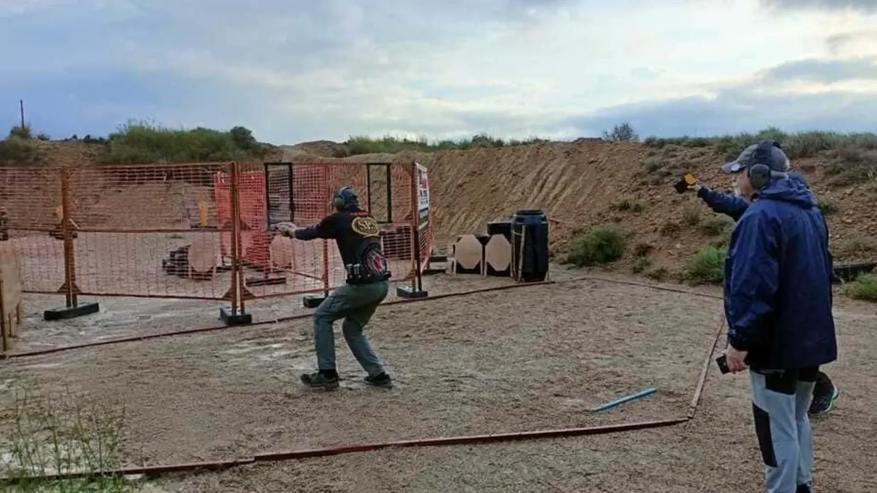 Imagen durante la prueba en el Club de Tiro Loreto.