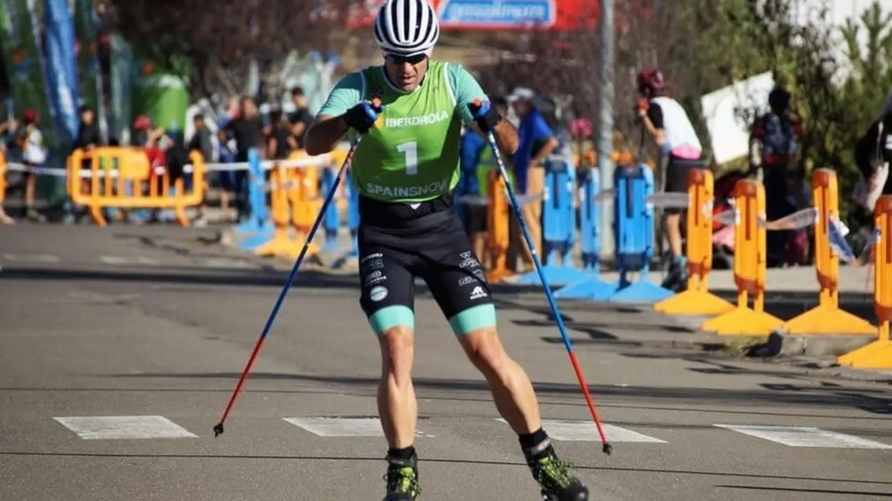 Imagen de pasadas ediciones del Campeonato de Espa&ntilde;a de Rollerski Sprint FIS. Foto: Rebeca Ruiz