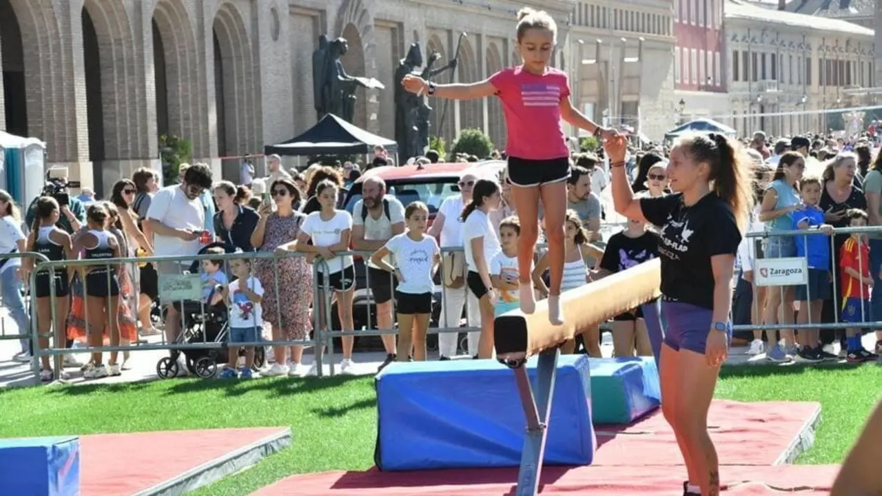 D&iacute;a del Deporte en la Calle 2025 celebrado en Zaragoza