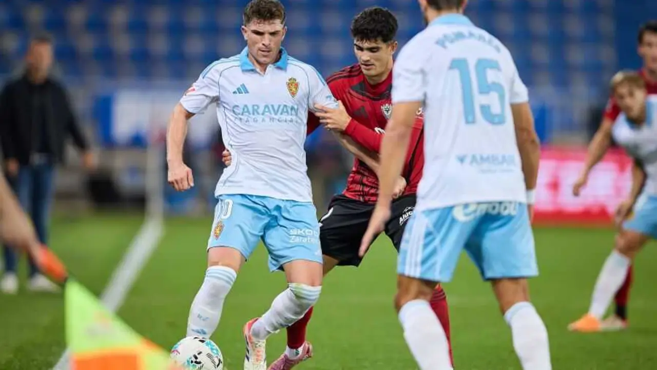 Ra&uacute;l Guti en la victoria del Real Zaragoza ante el Mirand&eacute;s / LaLiga