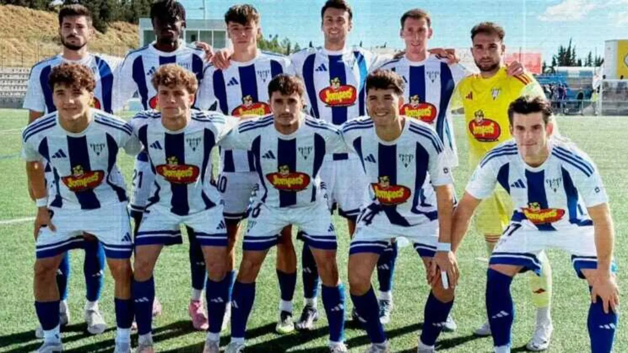 Once inicial de la SD Ejea en su partido ante el Deportivo Arag&oacute;n. Fotograf&iacute;a: SD Ejea.