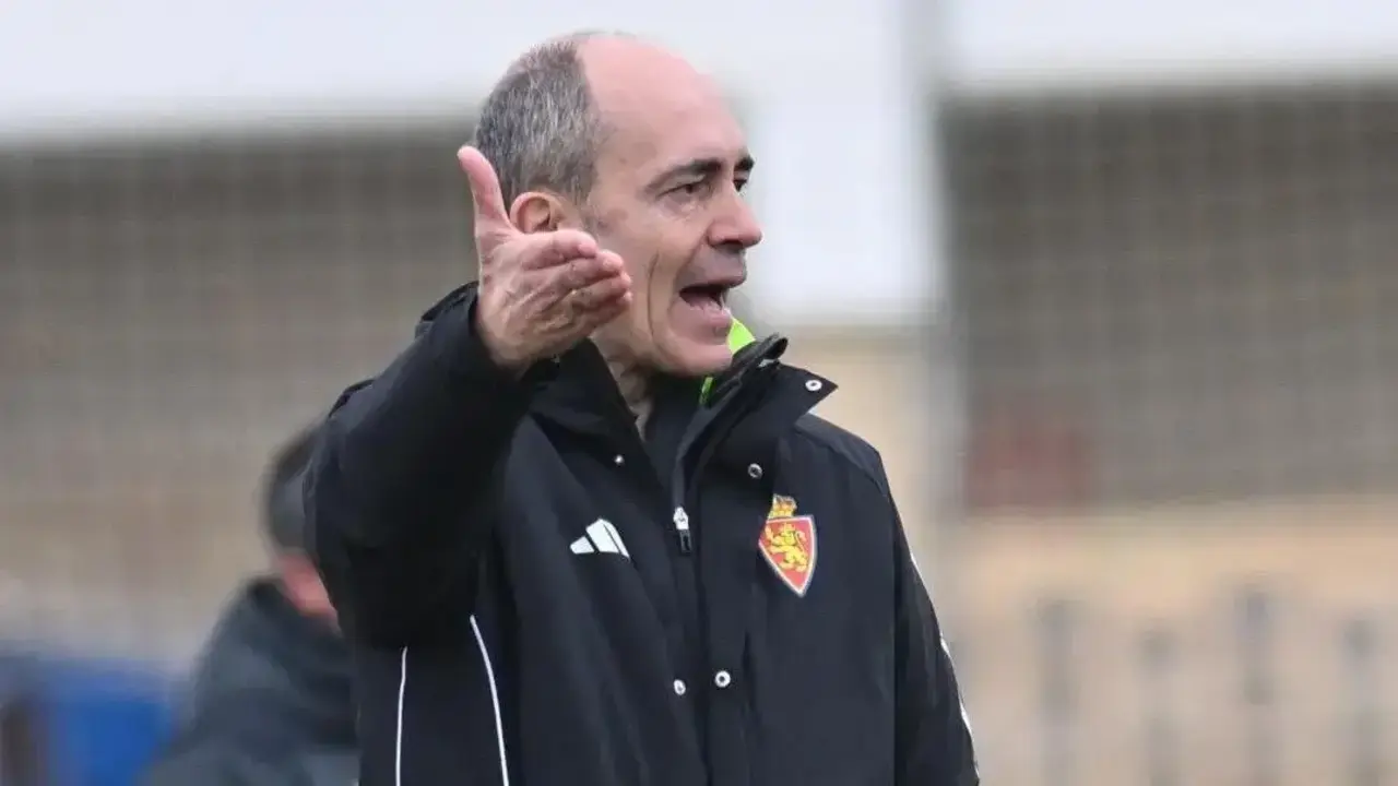Javier Garc&eacute;s durante un partido con el Divisi&oacute;n de Honor Juvenil del Real Zaragoza / RZ