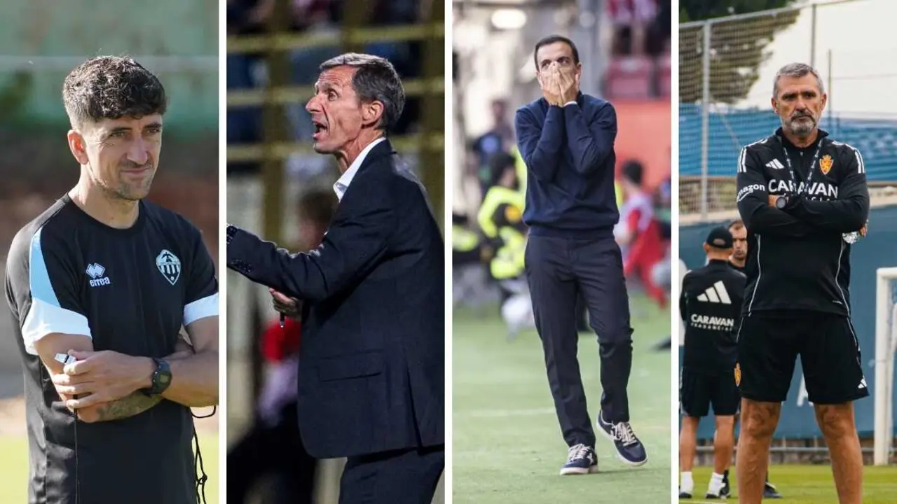 Entrenadores que han cogido el relevo en LaLiga Hypermotion