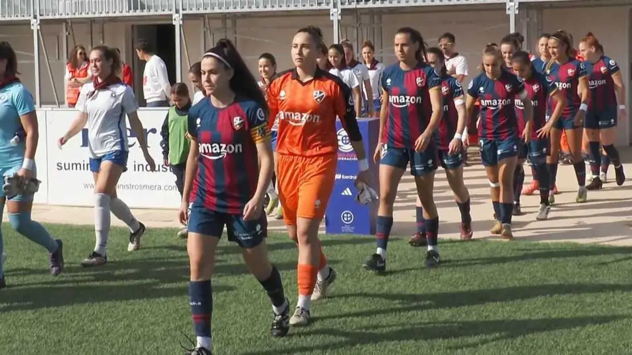 Imagen del pasado encuentro entre Zaragoza CFF y SD Huesca. Fotograf&iacute;a: SD Huesca.