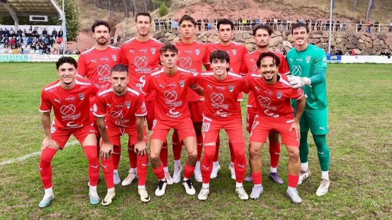 Once inicial del Utebo FC ante el CD N&aacute;xara. Fotograf&iacute;a: Utebo FC.