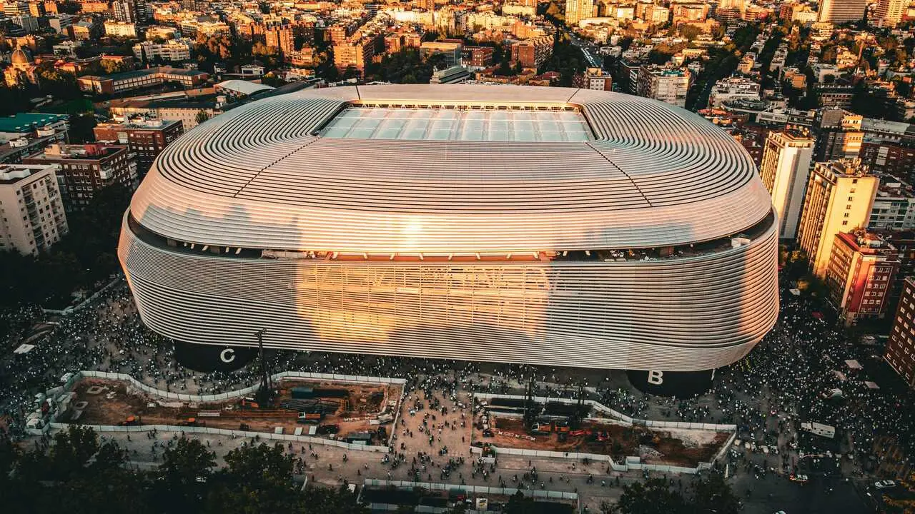 Imagen del estadio Santiago Bernabeu