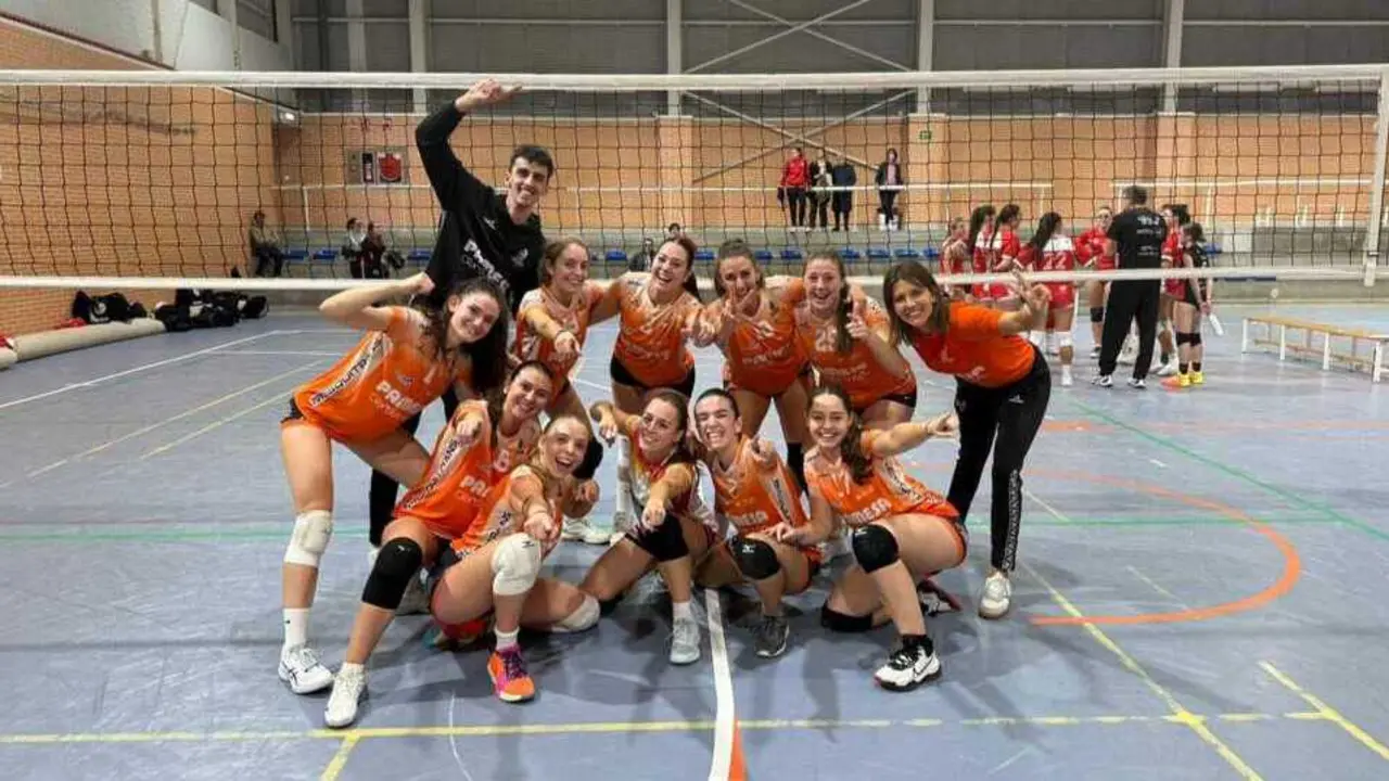 El Senior femenino del Pamesa Teruel. Fotograf&iacute;a: CV Teruel.