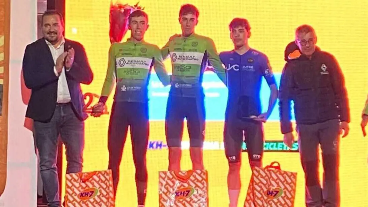 El verdinegro se impuso el s&aacute;bado en el peculiar Dark Cross UCI C2 y el domingo en el GP KH7. Fotograf&iacute;a: Club Ciclista Oscense.