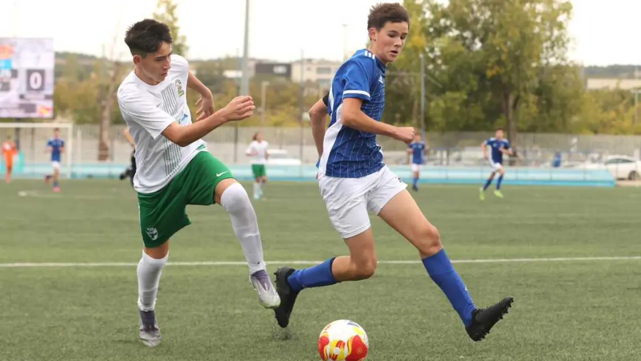 Imagen del encuentro entre Arag&oacute;n y Andaluc&iacute;a en categor&iacute;a Sub 14 / RFAF