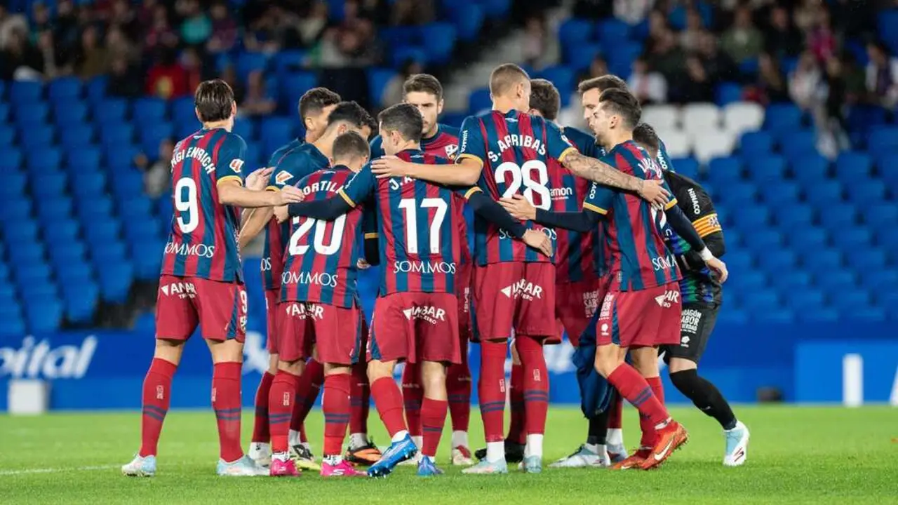 El once del Huesca en Anoeta LaLiga