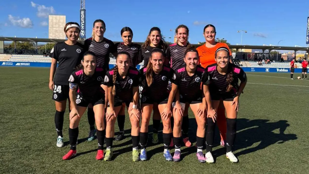 Once inicial del Zaragoza CFF. Fotograf&iacute;a: Zaragoza CFF.