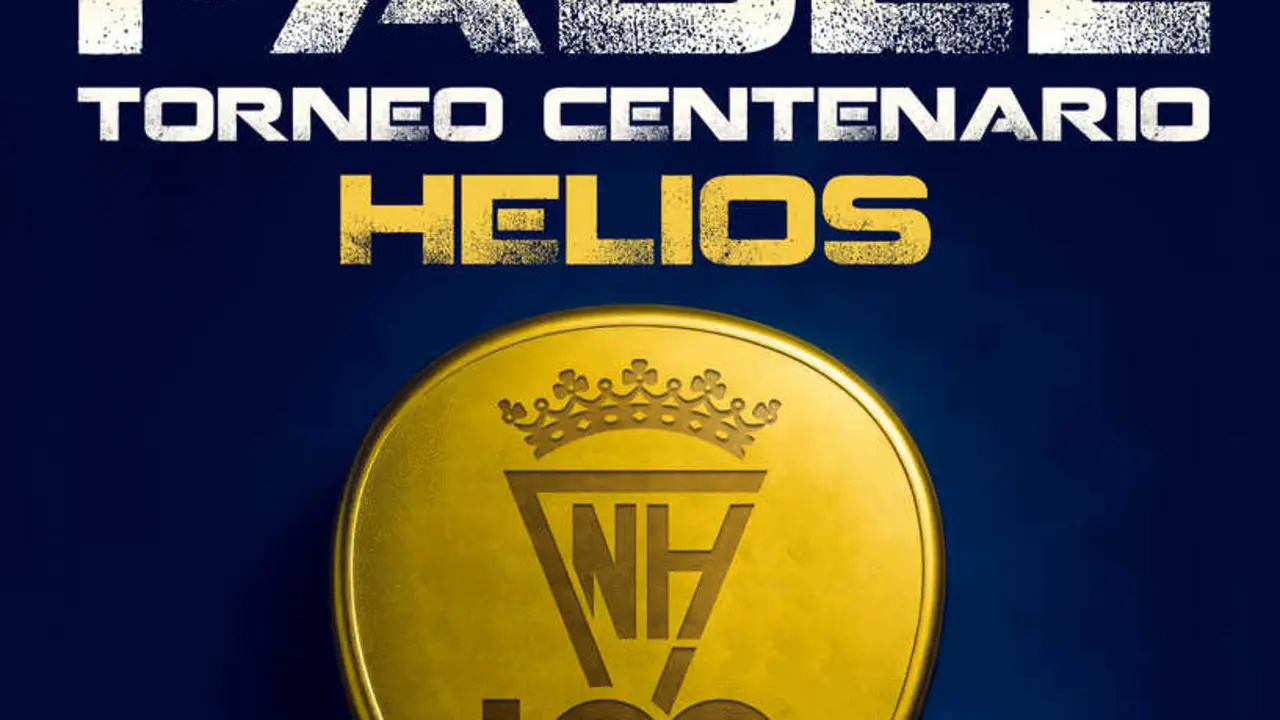 Cartel Torneo Padel Centenario 2025 / HELIOS