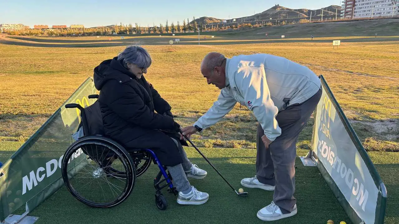 Imagen de la jornada en el campo de Arcosur Golf. Fotograf&iacute;a: Federaci&oacute;n Aragonesa de Golf.