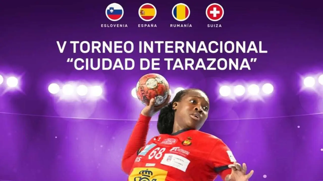 Cartel promocional del V Torneo Internacional "Ciudad de Tarazona". Fotograf&iacute;a: Federaci&oacute;n Aragonesa de Balonmano.