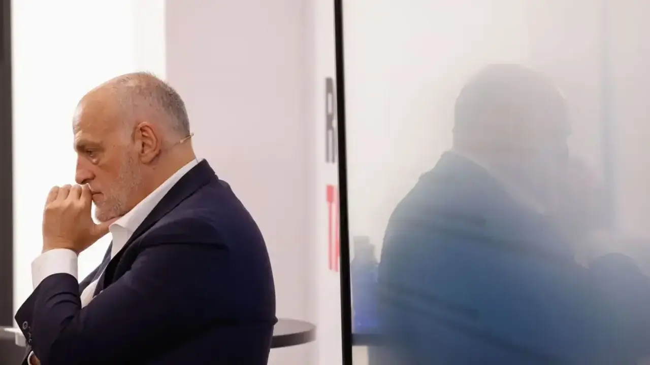 Javier Tebas durante un acto / EFE