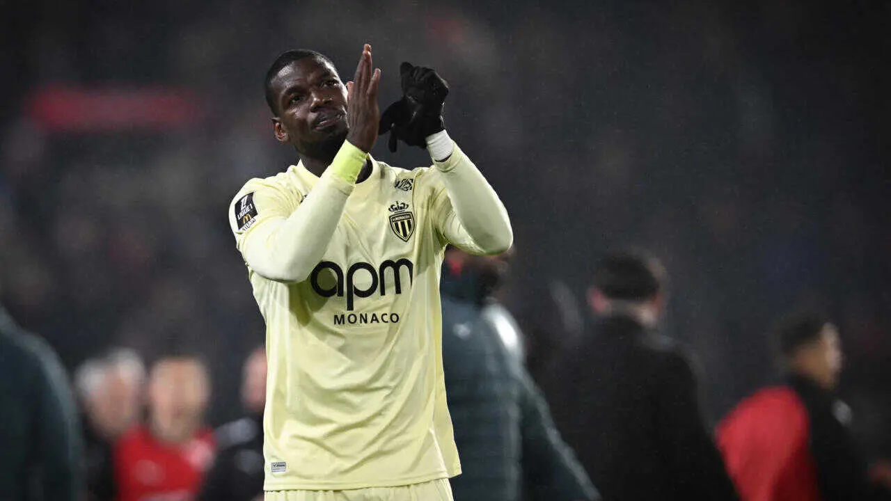 Pogba con el M&oacute;naco / 'X'