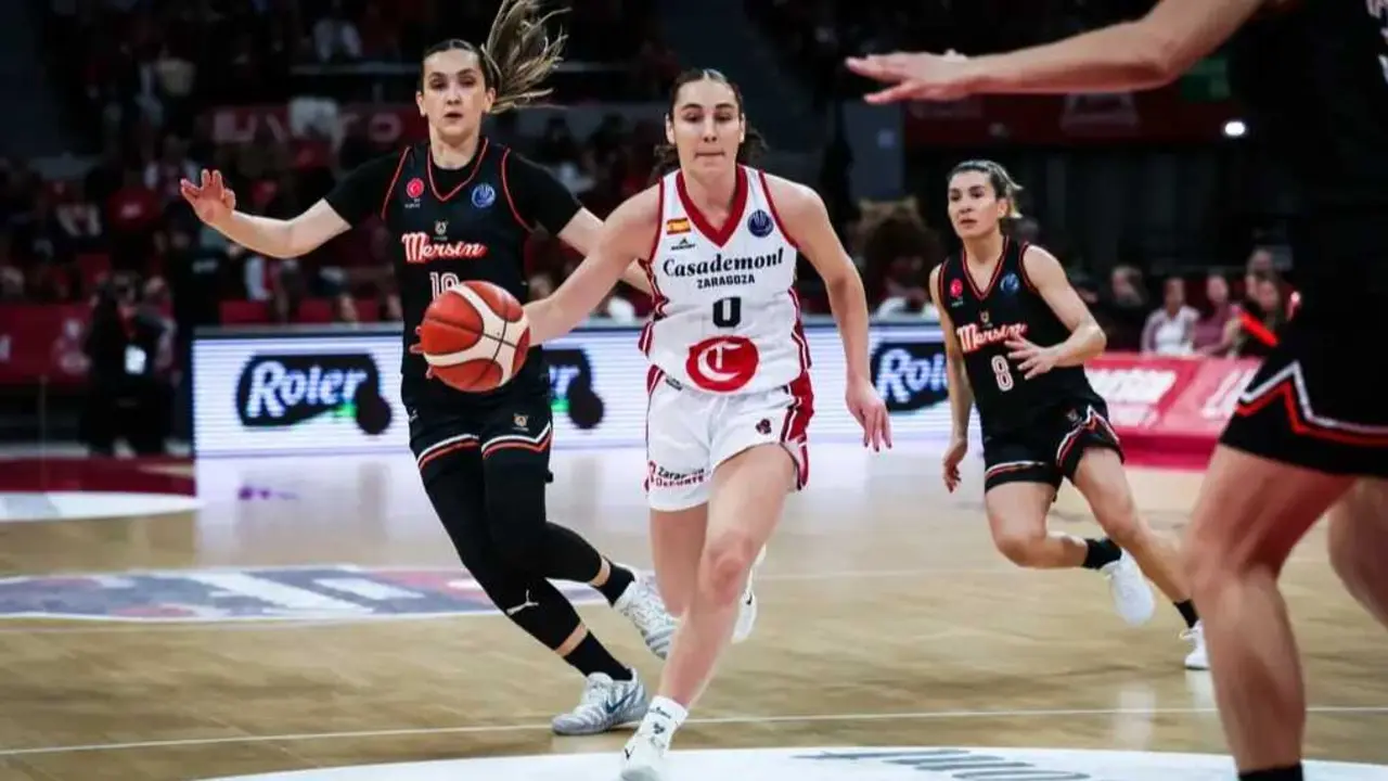 Carla Leite, ante el Mersin en el Pr&iacute;ncipe Felipe. Fotograf&iacute;a: FIBA.